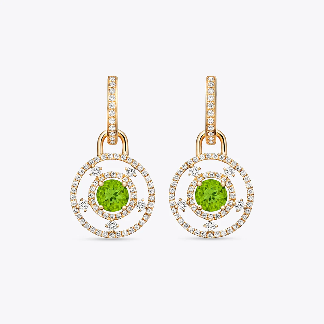 Apollo Peridot and Diamond Detachable Drops - Image 2