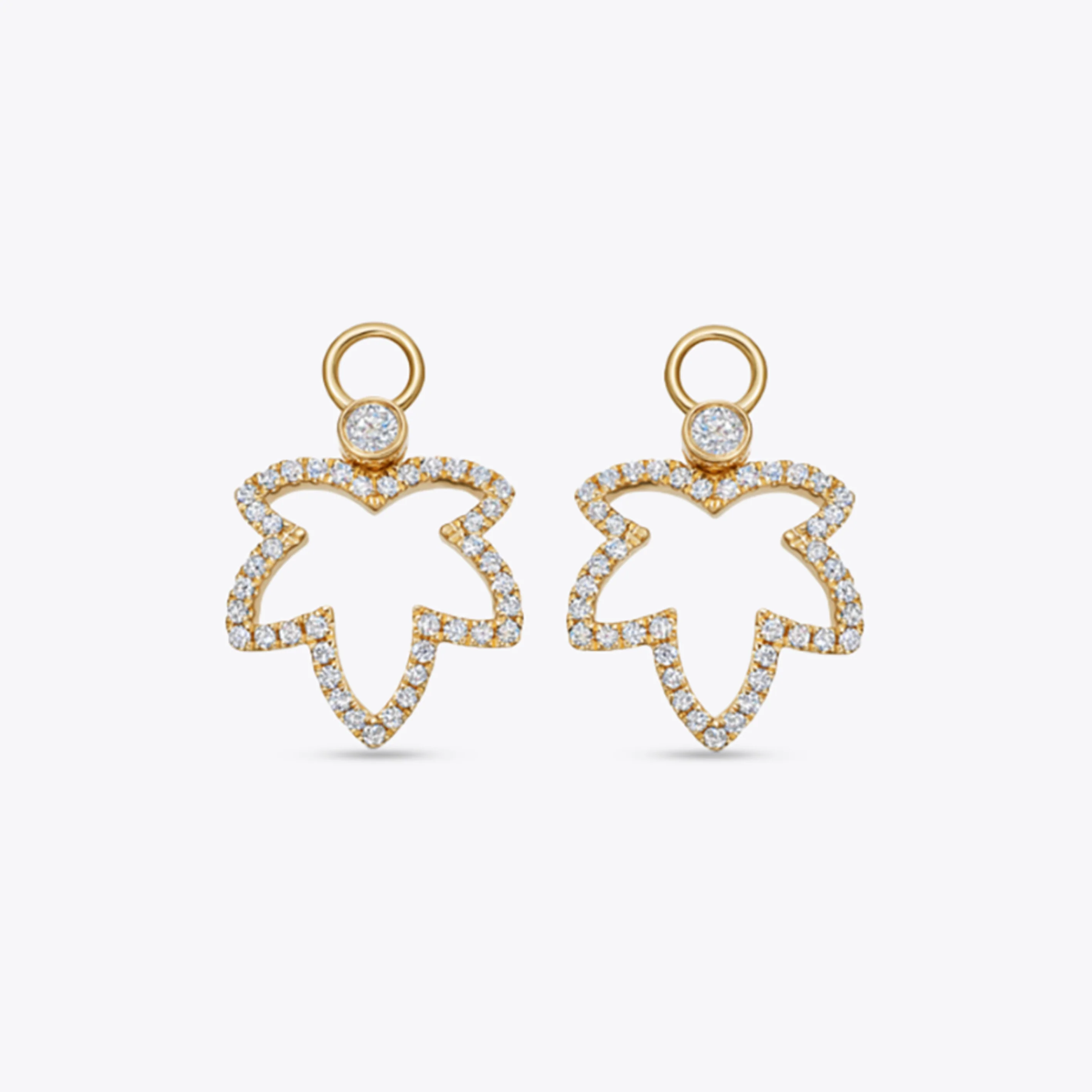 Maple Leaf Diamond Detachable Drop