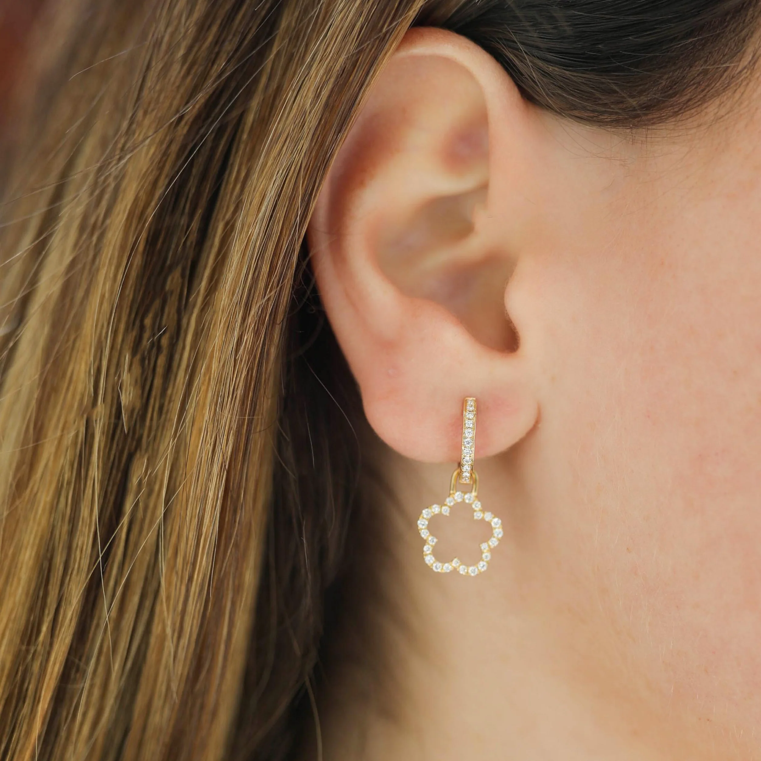 Eden Flower Diamond Detachable Drops - Image 2
