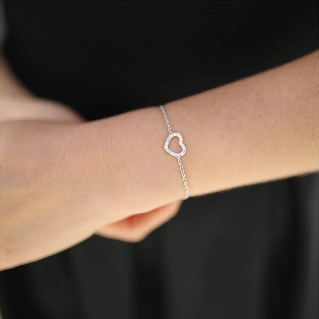 Eden Heart Diamond Bracelet - Image 2