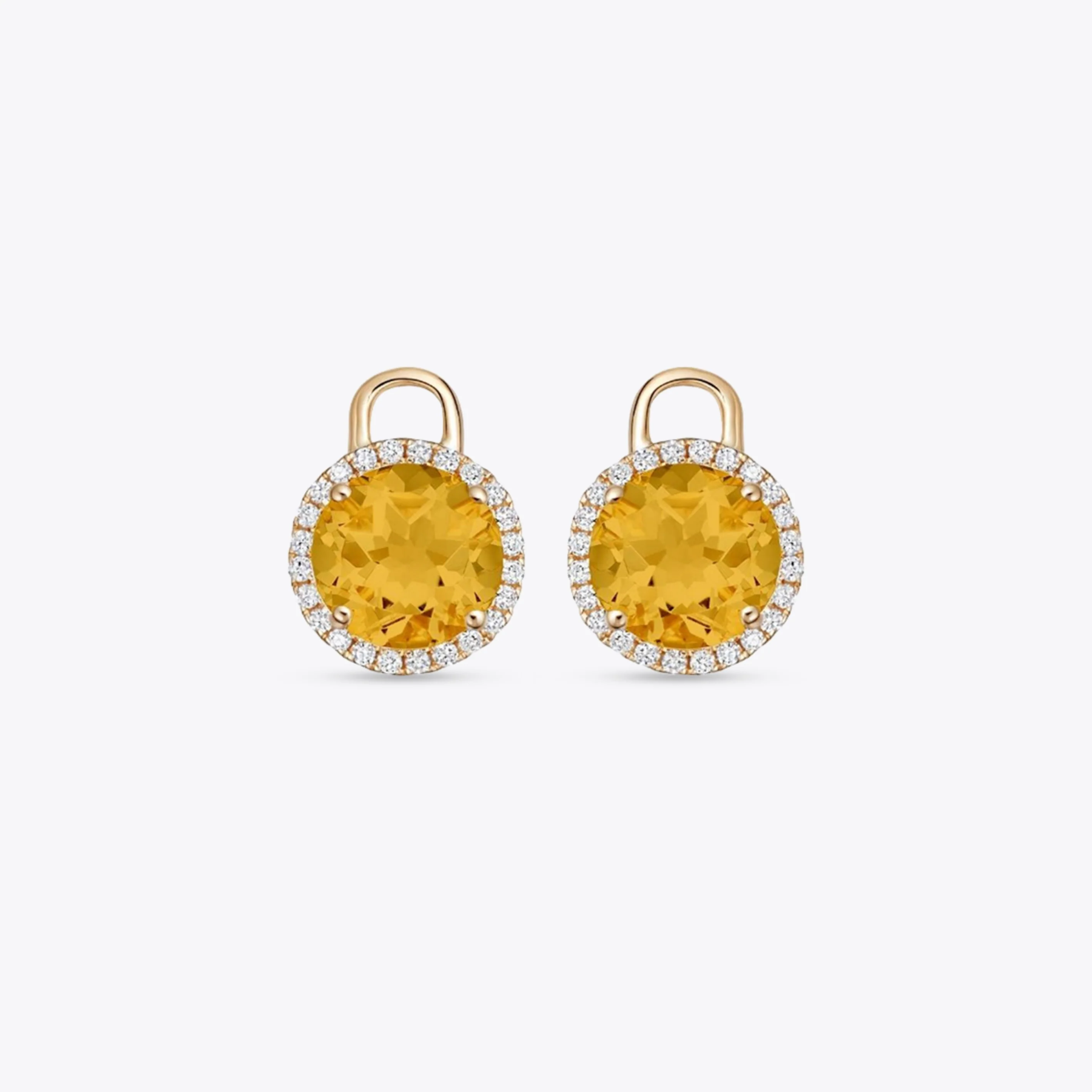 Grace Mini Citrine and Diamond Detachable Drops