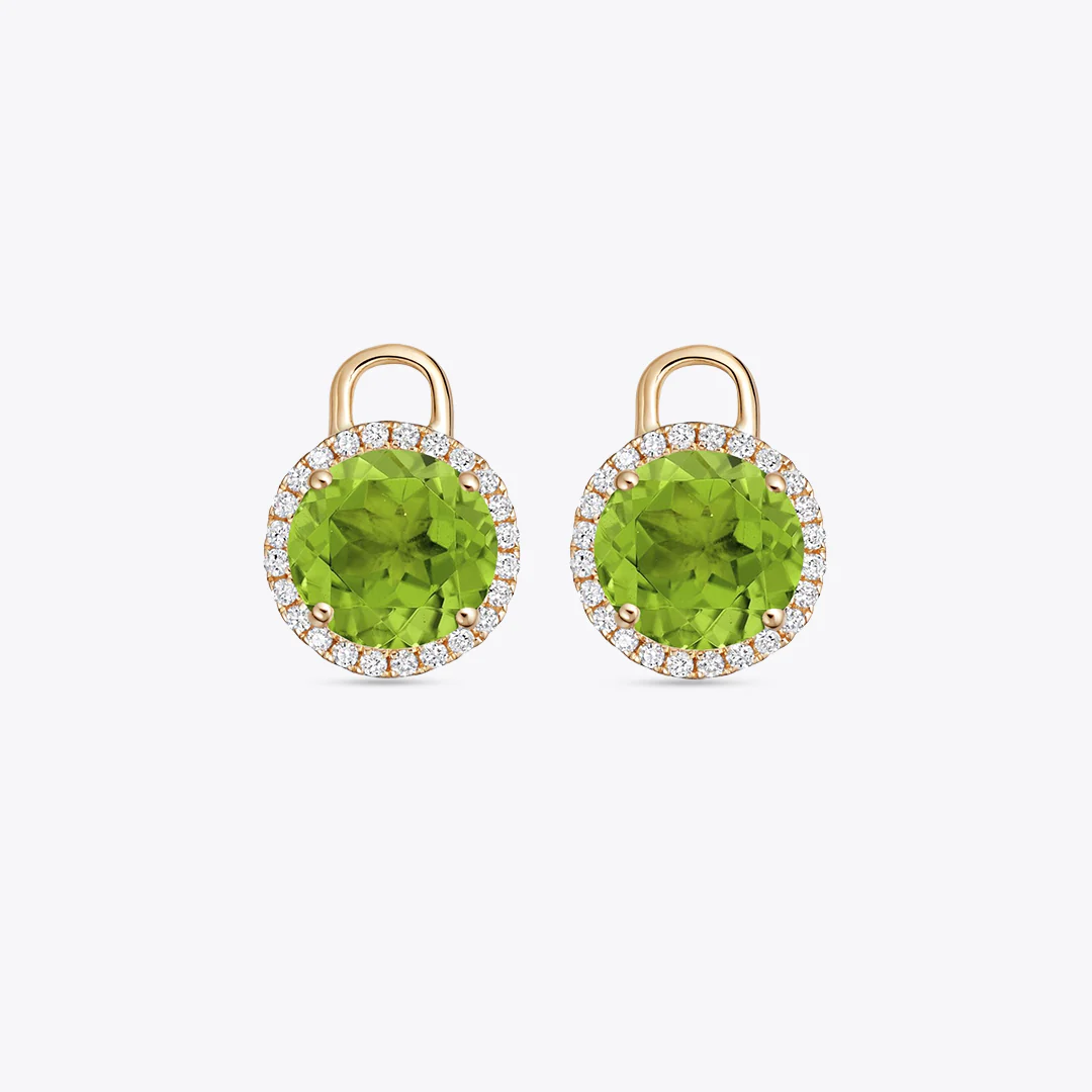Grace Mini Peridot and Diamond Detachable Drops