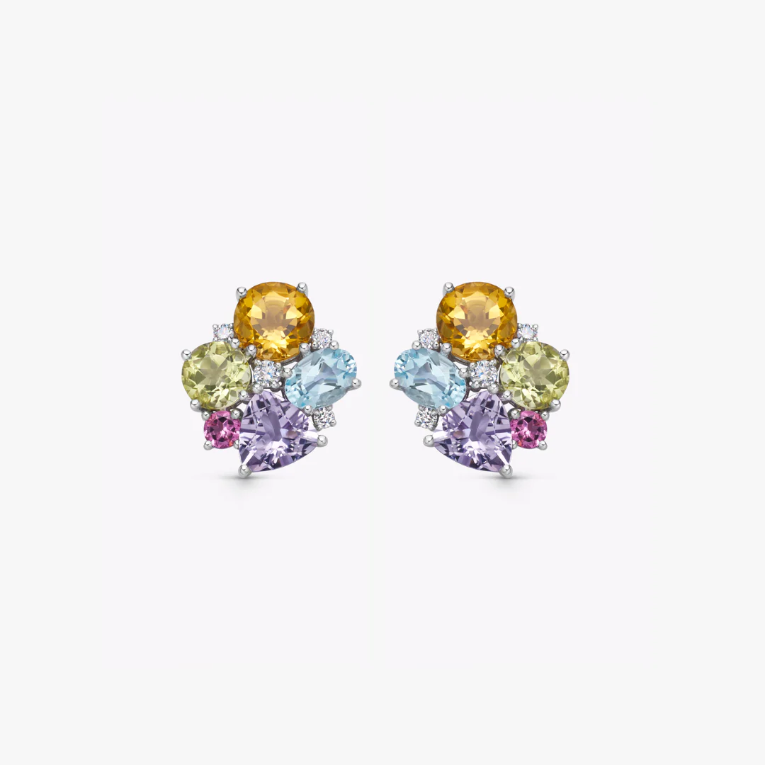 Kiki Classics Summer Cluster Stud Earrings
