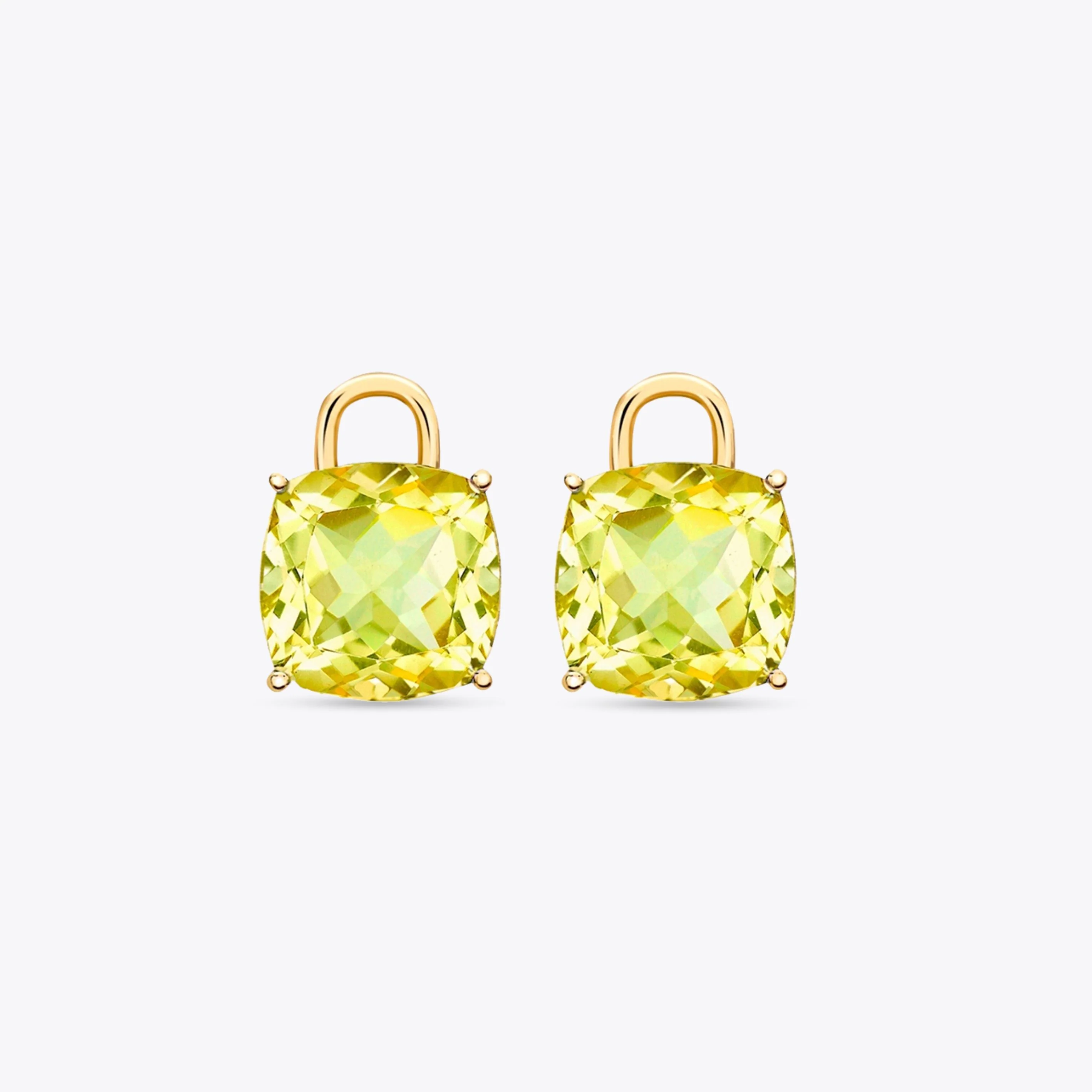 Kiki Cushion Lemon Quartz Detachable Drops