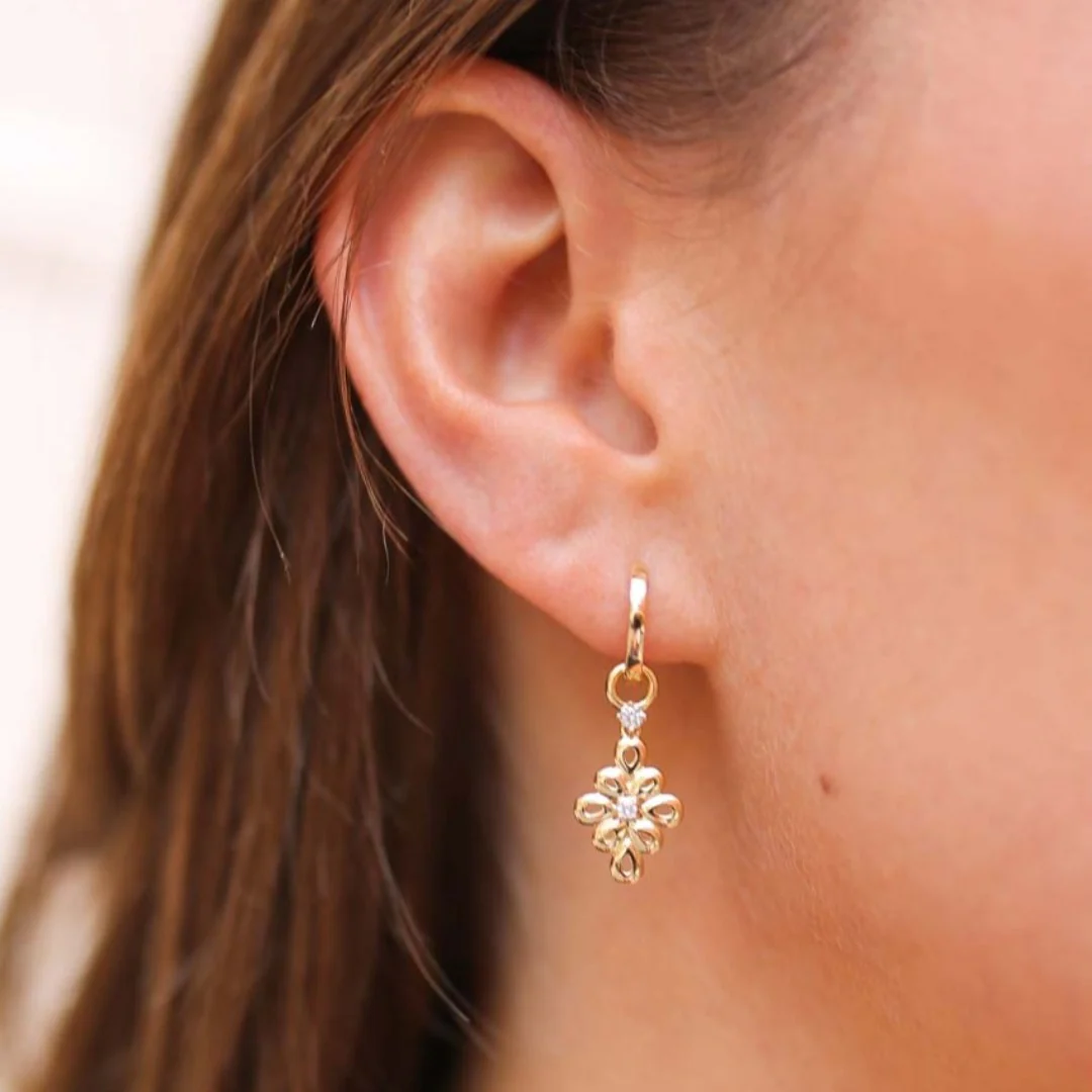 Lace Detachable Earrings - Image 2