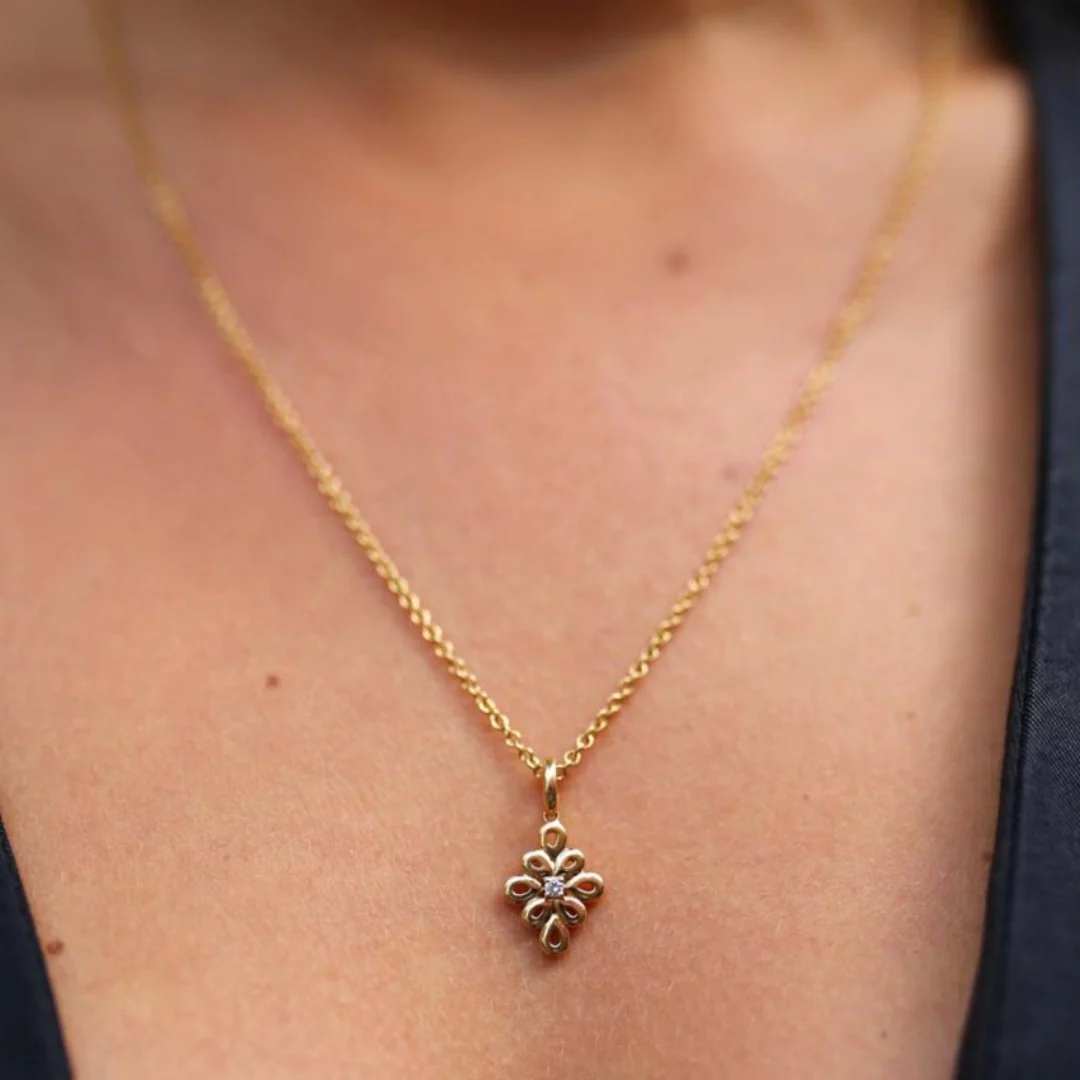 Lace Diamond Pendant - Image 2