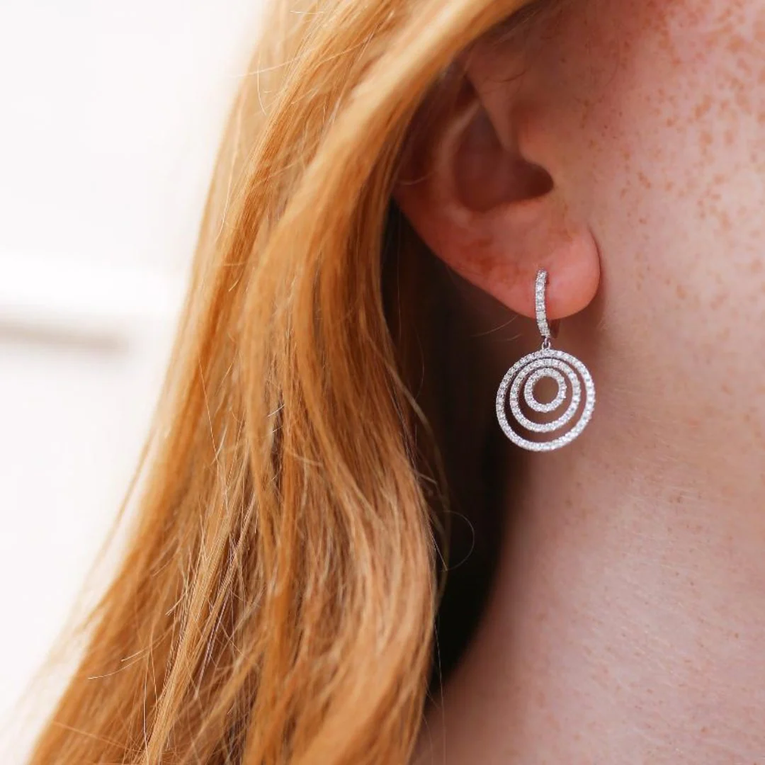 Kiki Diamonds Lola Mini Triple Hoop Earrings - Image 2