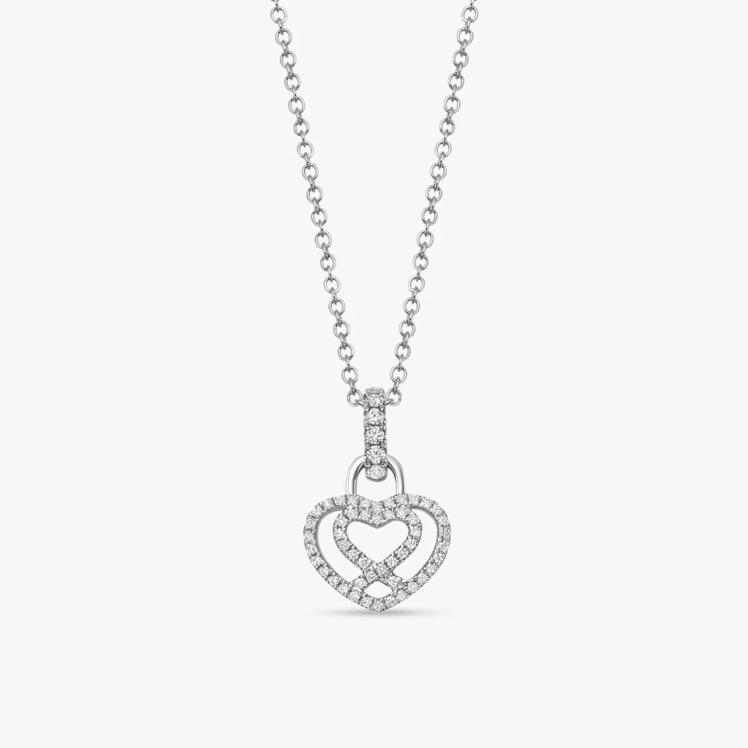Lovestruck Diamond Crossover Heart Pendant Only - Image 2