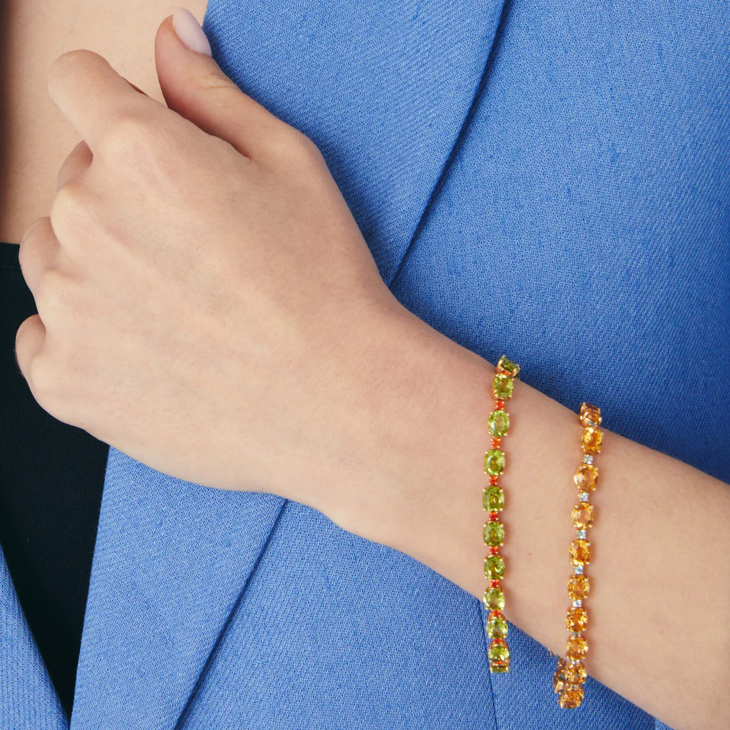 Signatures Citrine and Blue Topaz Bracelet - Image 2