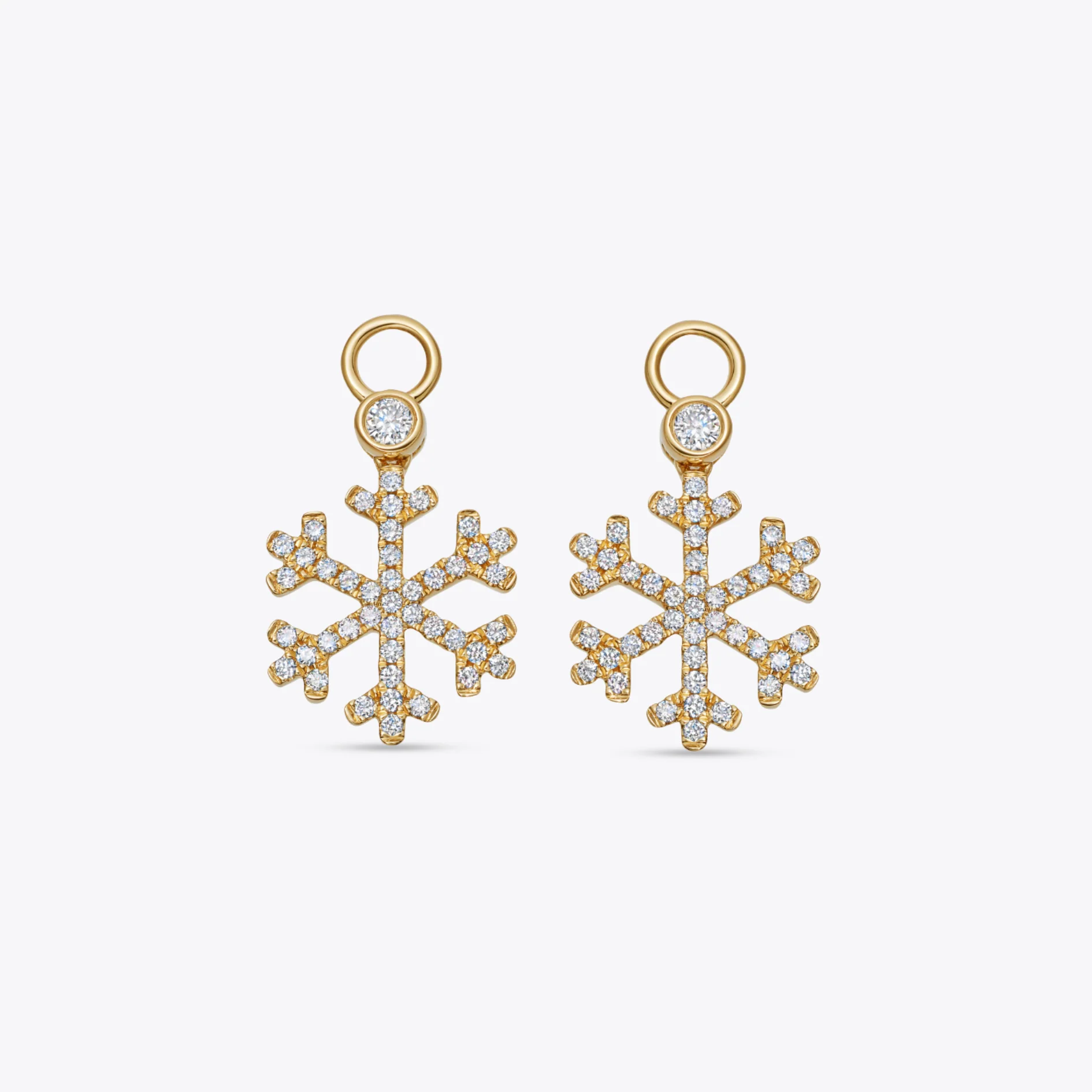 Snowflake Diamond Detachable Drops
