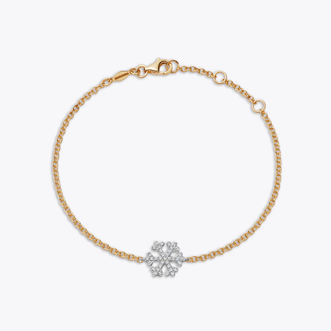 Snowflake Small Diamond Bracelet